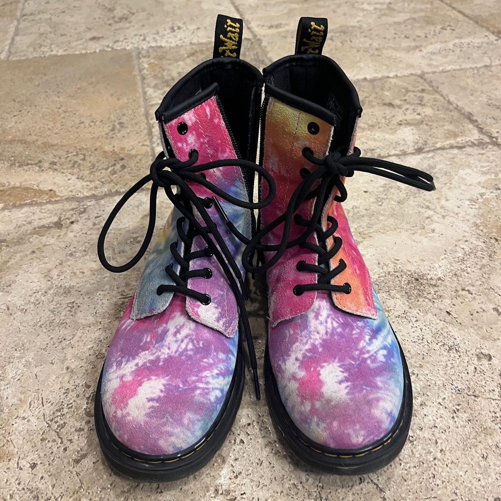 Doc Martens Tie-Dye Junior Boots